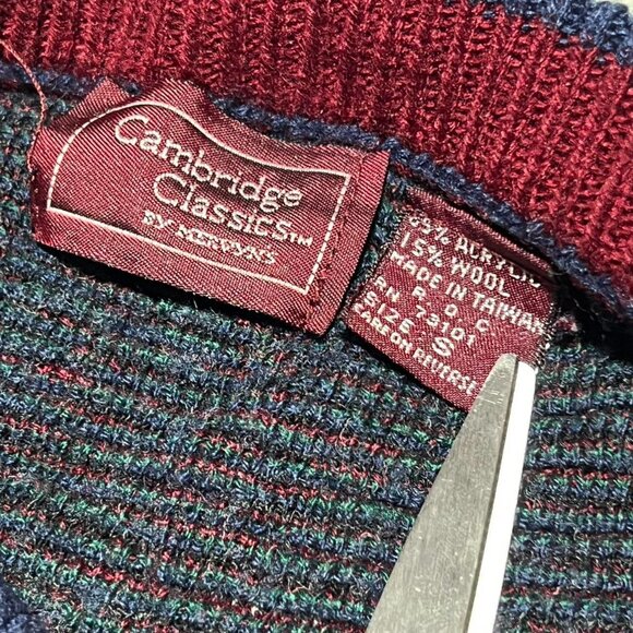 Cambridge Classics Navy Aztec sweater - Picture 2 of 2